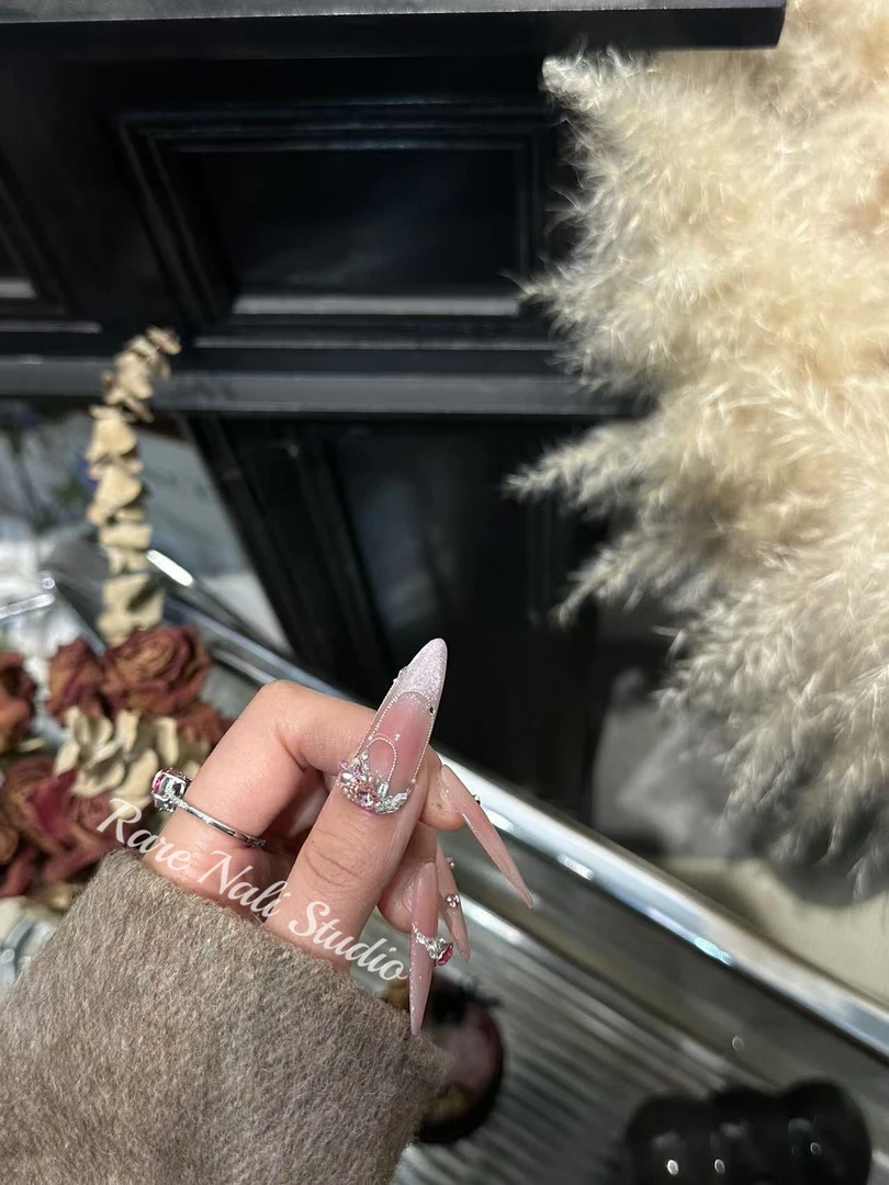 【怦然心动】rarenailstudio纯手工穿戴甲定制华子款（No退No换