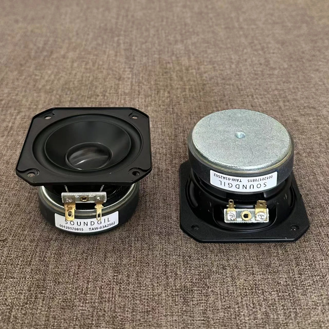 丹麦高端3寸中低音喇叭 阳极铝盆 高端发烧级低音 大磁钢橡皮反边