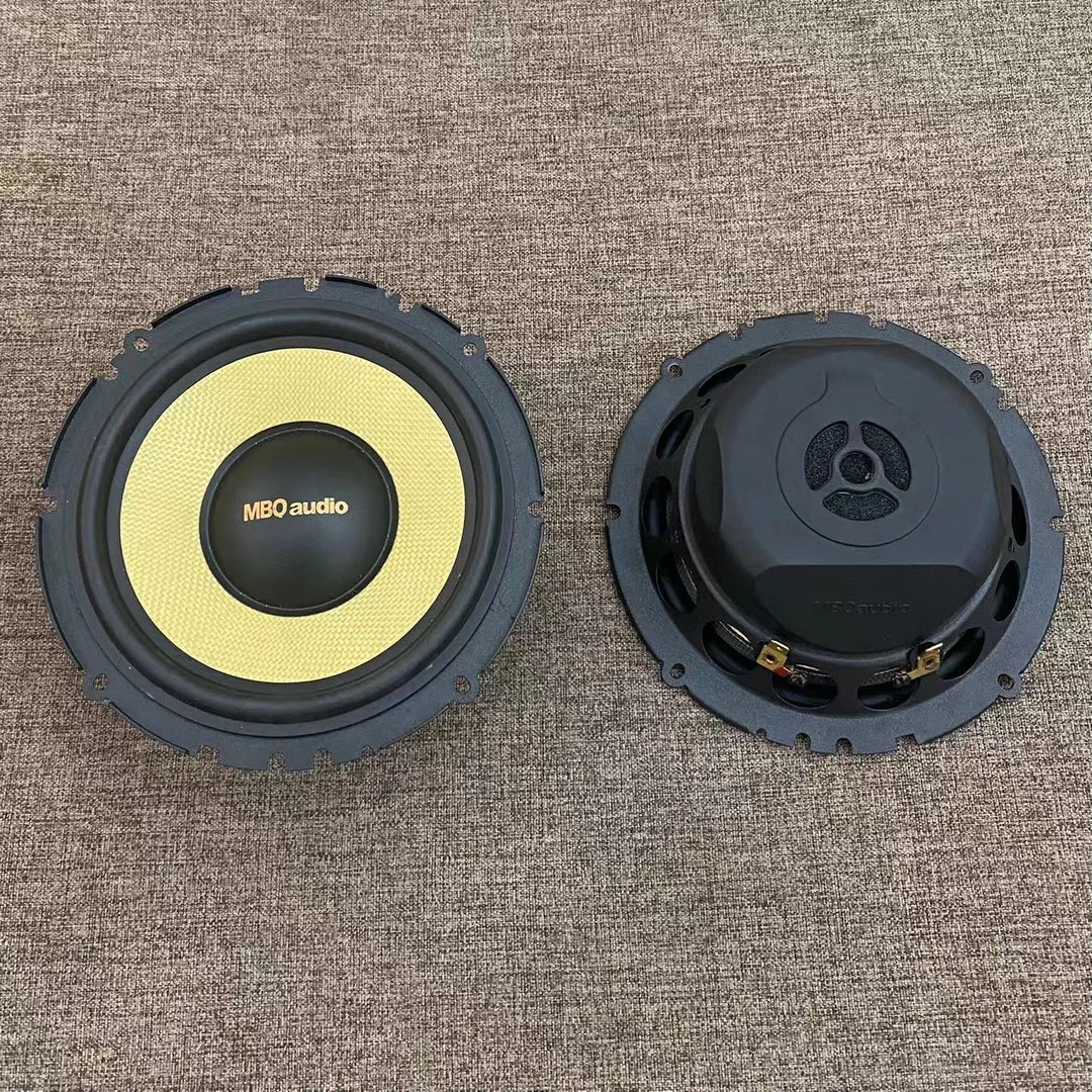 MBQ 6.5寸编制盆中低音喇叭汽车喇叭车载音响改装全频扬声器