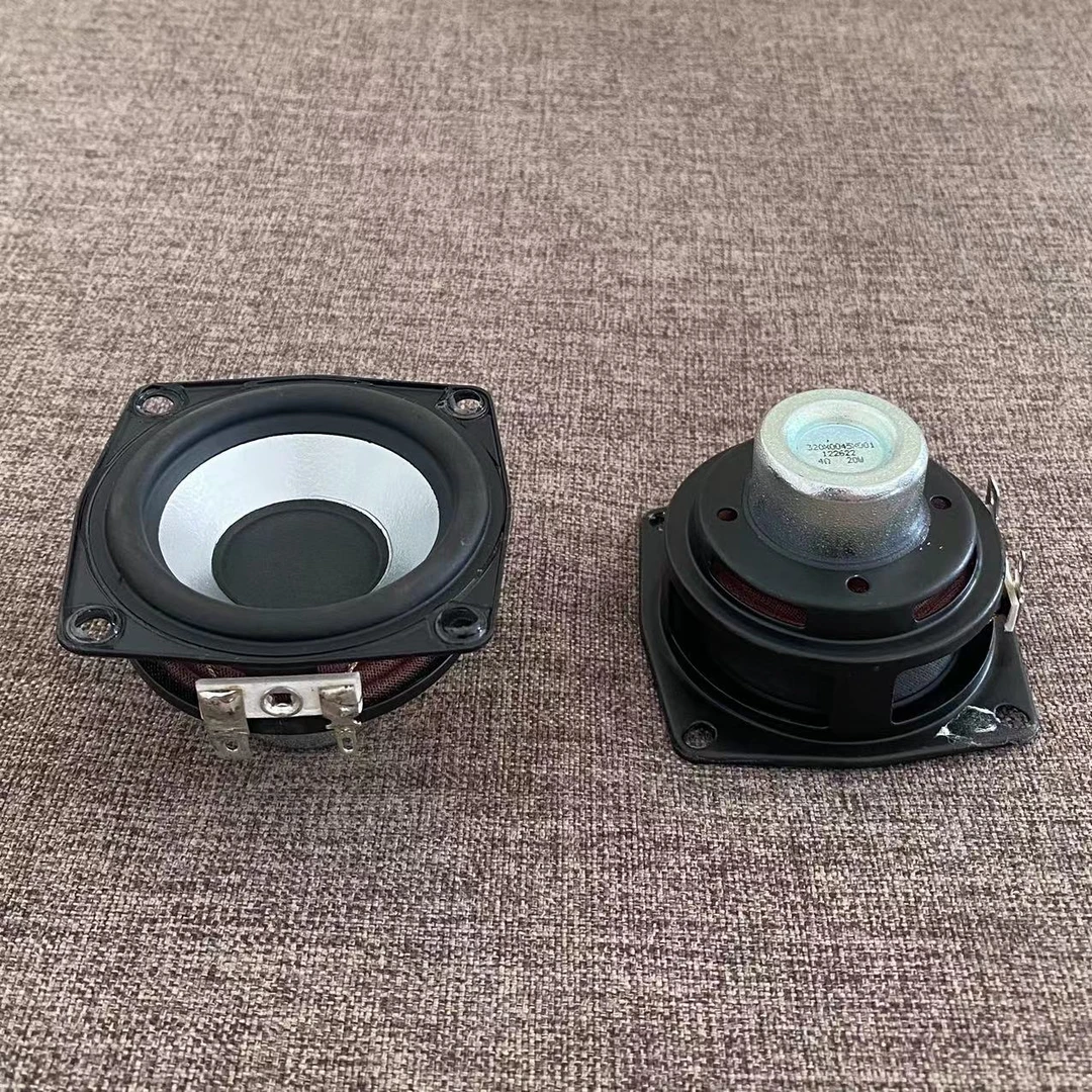 拆箱丹麦2.5寸全频喇叭发烧钕磁大功率4欧20瓦扬声器HIFI蓝牙音箱