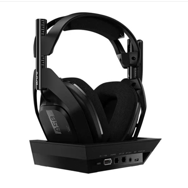90新 Logitech/罗技 Astro A50头戴式无线电竞耳机杜比7.1环绕声