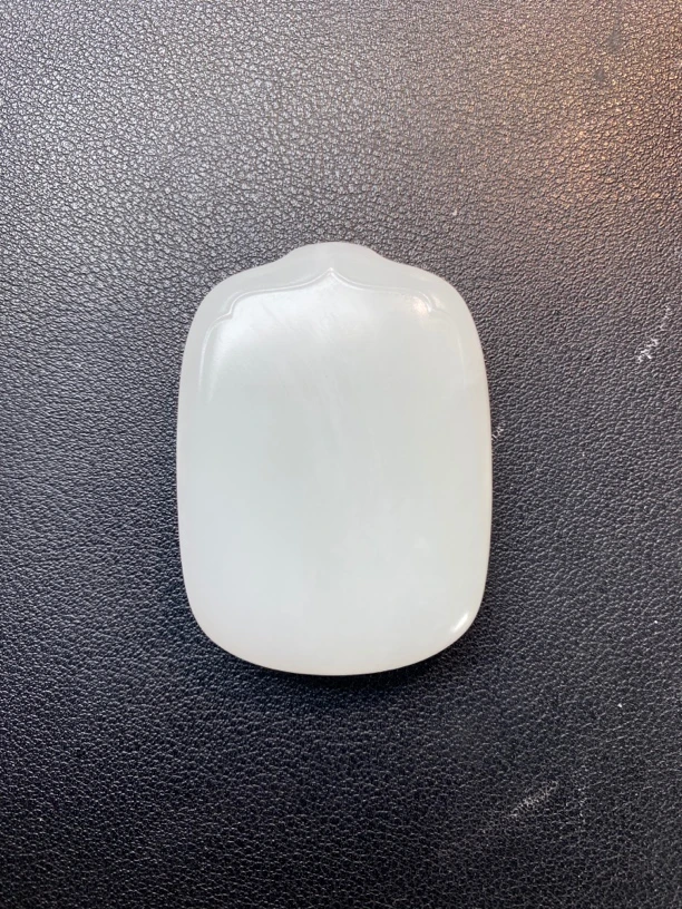 天然和田玉无事牌