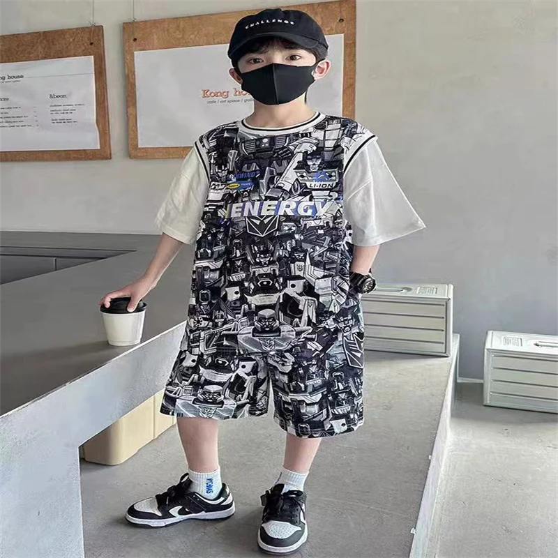 914儿童时尚休闲运动套装-2677