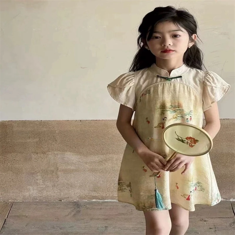 913女童时尚休闲连衣裙-8663