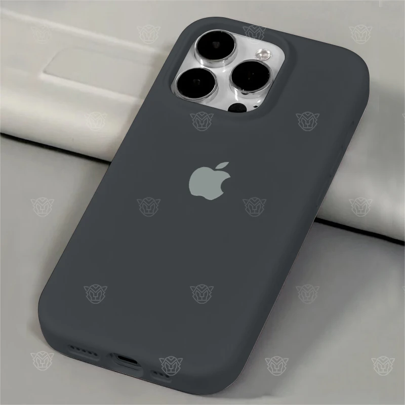 磨砂全包苹果15ProMax液态硅胶iPhone14Plus优品纯黑色13/12高级X
