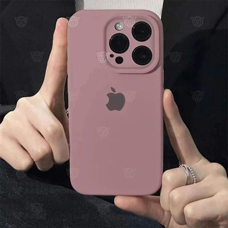 黑加仑苹果16PROMAS手机壳液态硅胶iPhone15/14耐脏13防摔12高级X