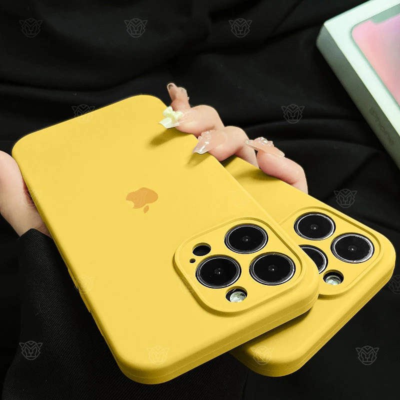 精孔向日葵iPhone14ProMax液态硅胶苹果15手机壳11/12/13高级感Xr