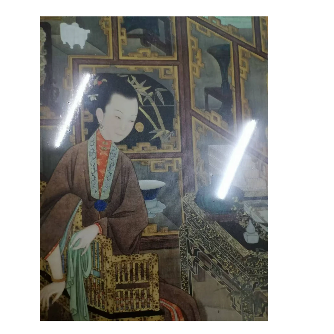 故宫画谱4本合拍故宫画谱柳树等，