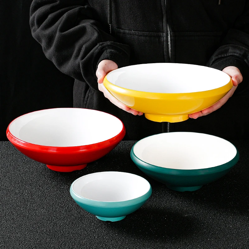 密胺餐具拉面汤碗面碗面馆专用碗塑料汤面拌面麻辣烫冒菜大碗商用