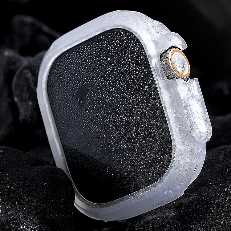 星图ultra49mm保护壳半透明包裹背面保护壳套苹果手表带iwatch1-9