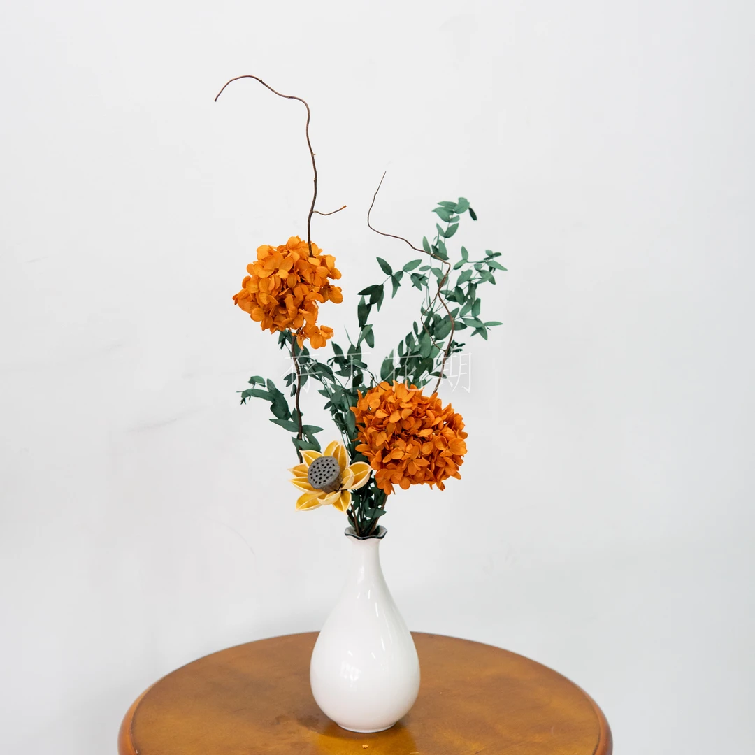 「安佳」存下花期餐桌花玄关卧室永生花装饰摆件客厅餐厅通用