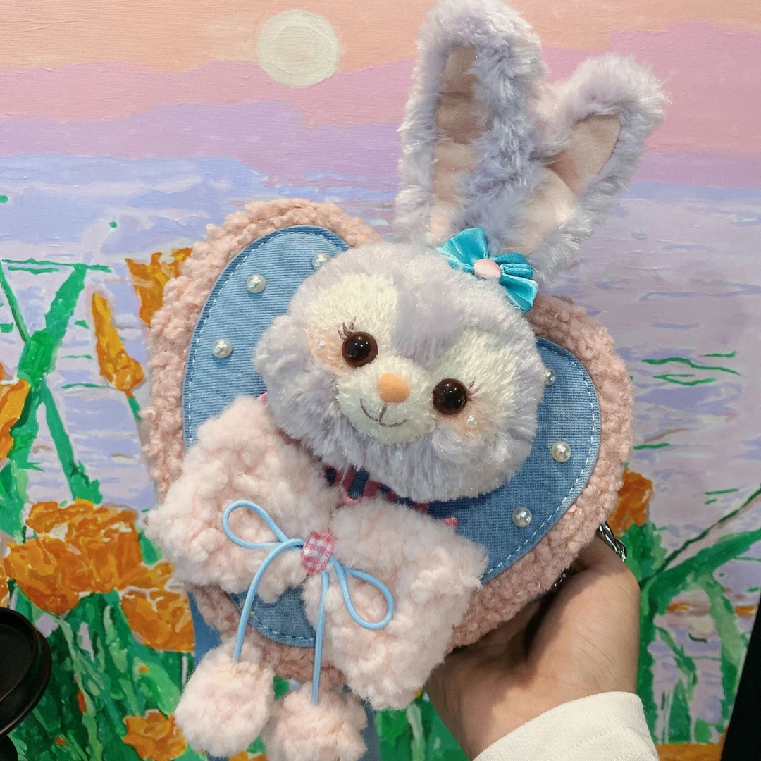 新款可爱时尚百搭卡通露露玩偶手作爱心斜挎包女生洛丽塔小包包