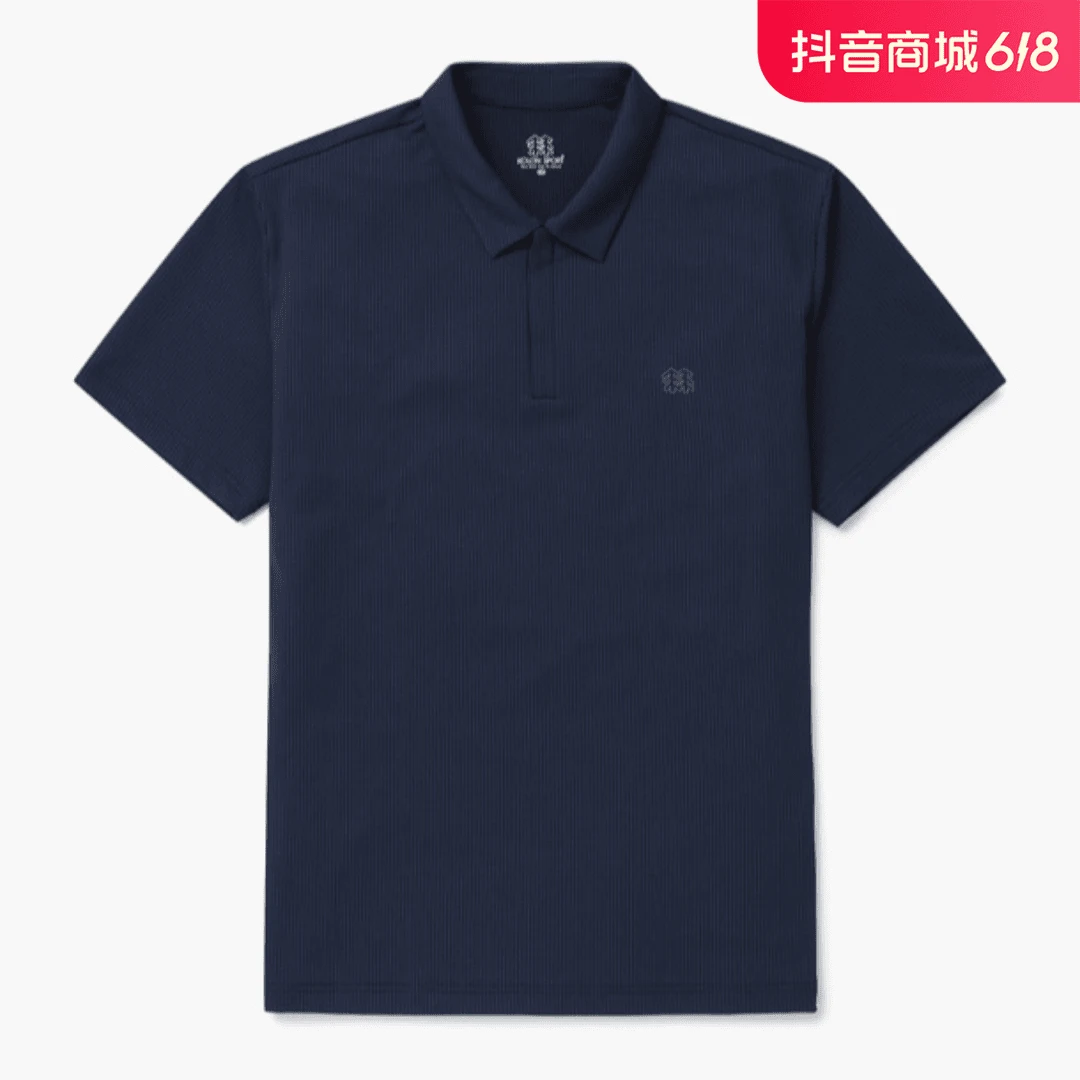 【618狂欢】可隆 胸前拉链 速干透气 翻领夏季POLO衫JWTCM24281NAY