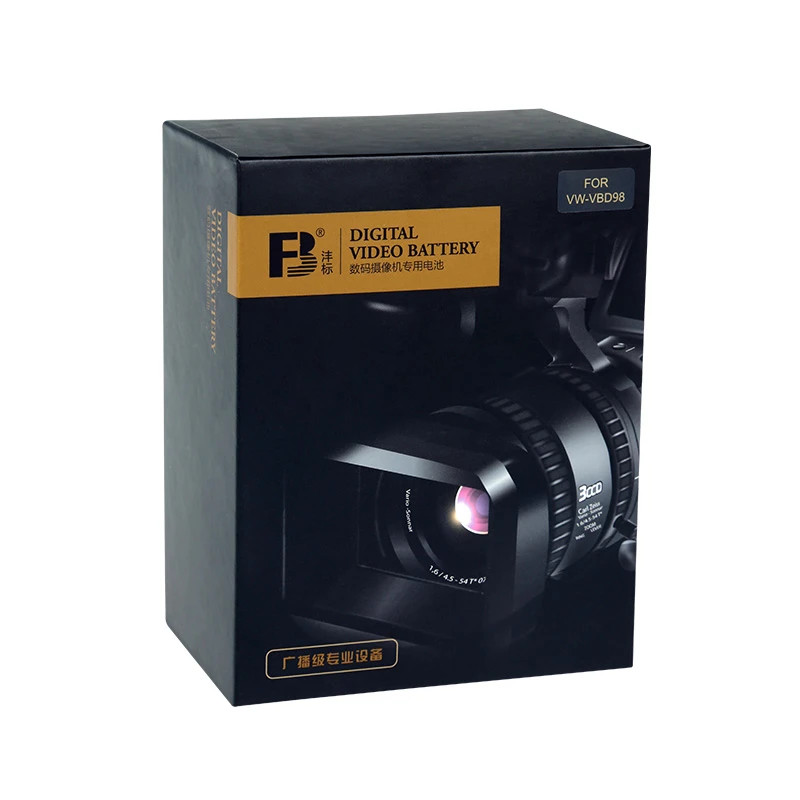 沣标松下VW-VBD98专业摄像机电池AJ-PX270 AJ-PX298 AJ-PX298MC