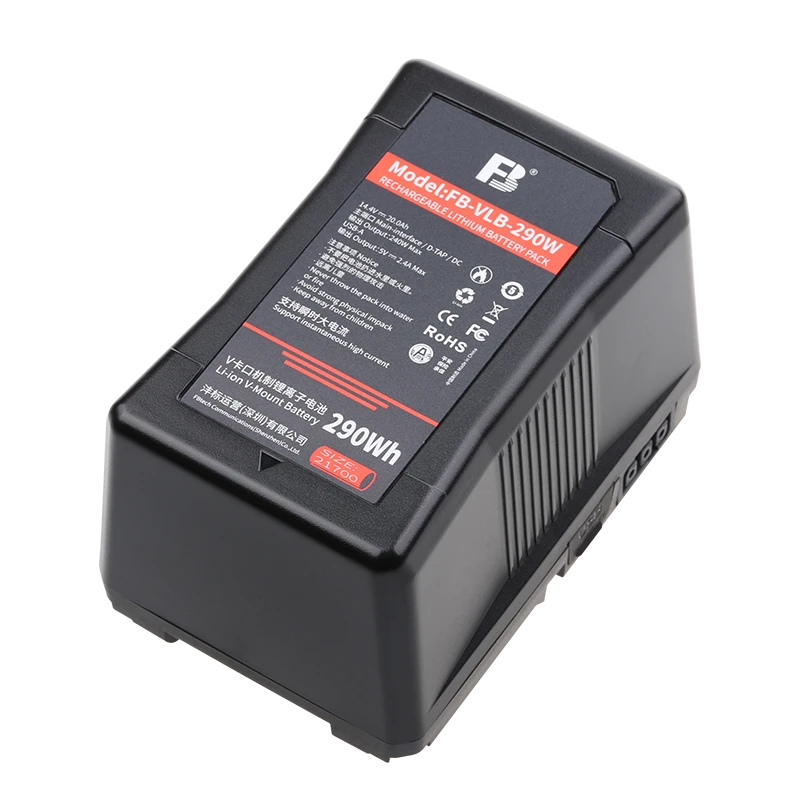 沣标VLB-290W V卡口 电池 适用大部分补光灯及大部分广播级摄影机