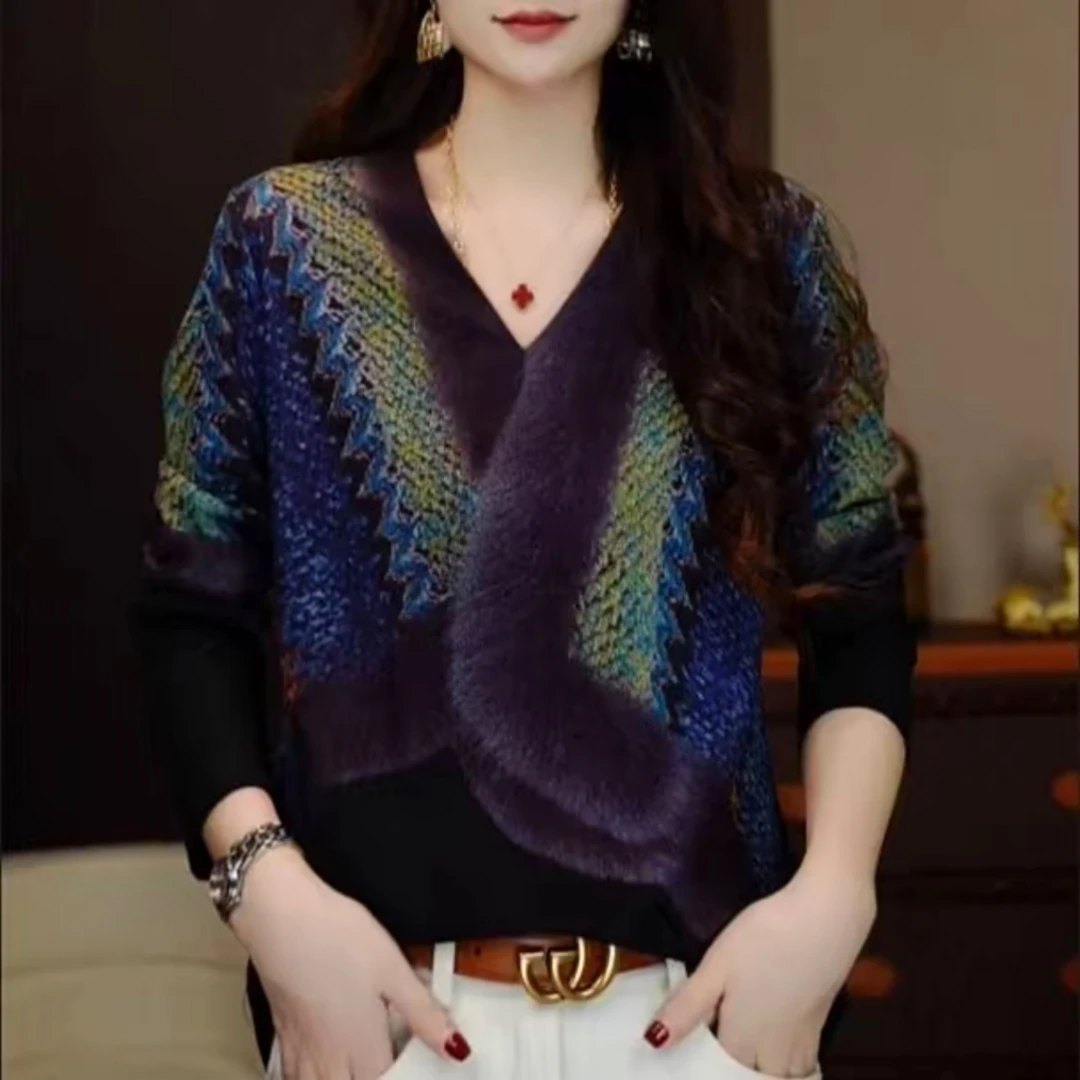 7022新款澳绒百搭气质衫