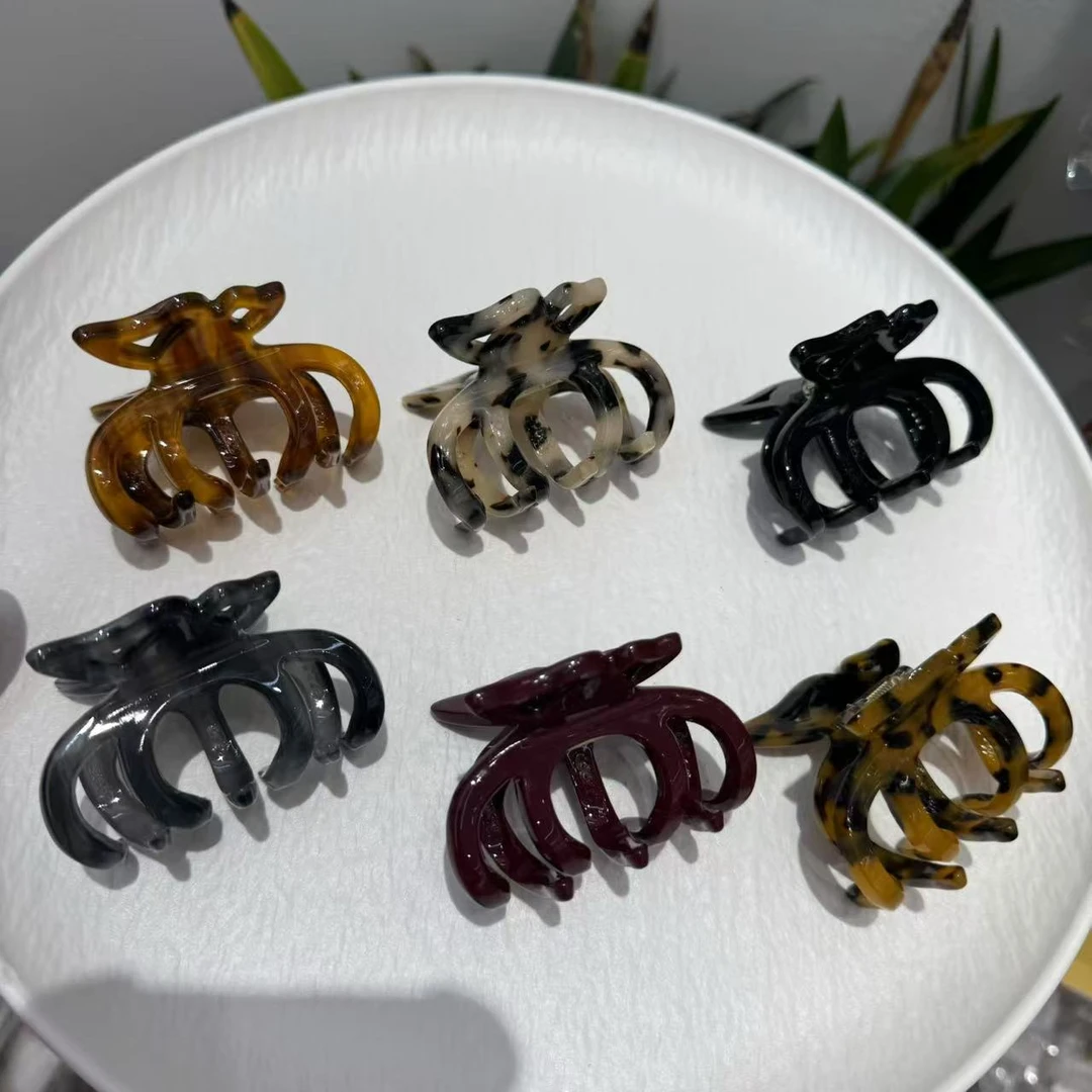 7cm南瓜抓手工超萌拍照diy公主ins鲨鱼后脑勺发夹蝴蝶奢华中国风