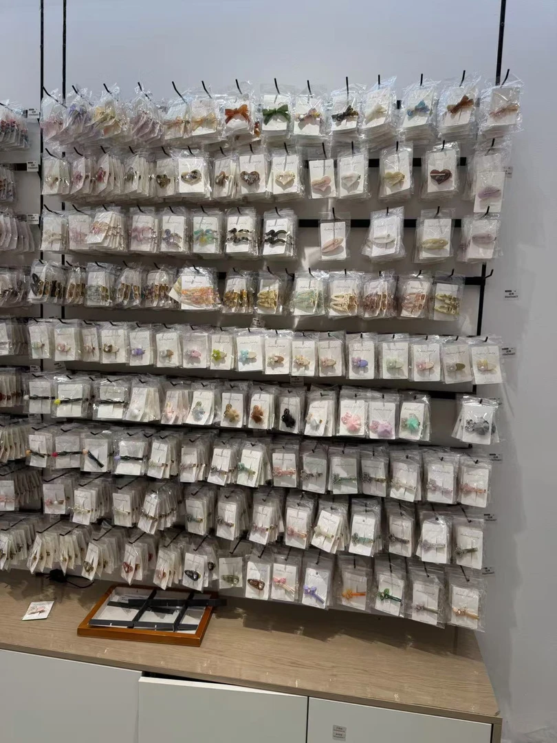 新款多色儿童百搭抓夹鸭嘴夹边夹刘海夹可爱ins甜美卡通女生发夹