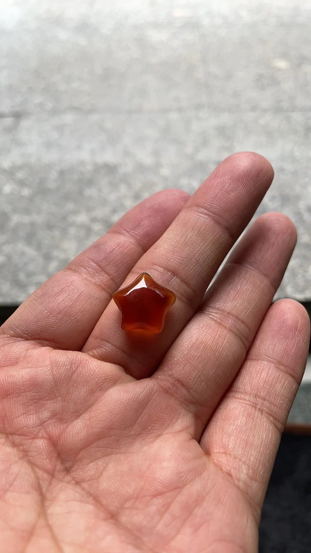 配饰蜜蜡星星琥珀金珀0.72g左右14.6×14.6×7.5mm蜜蜡配饰