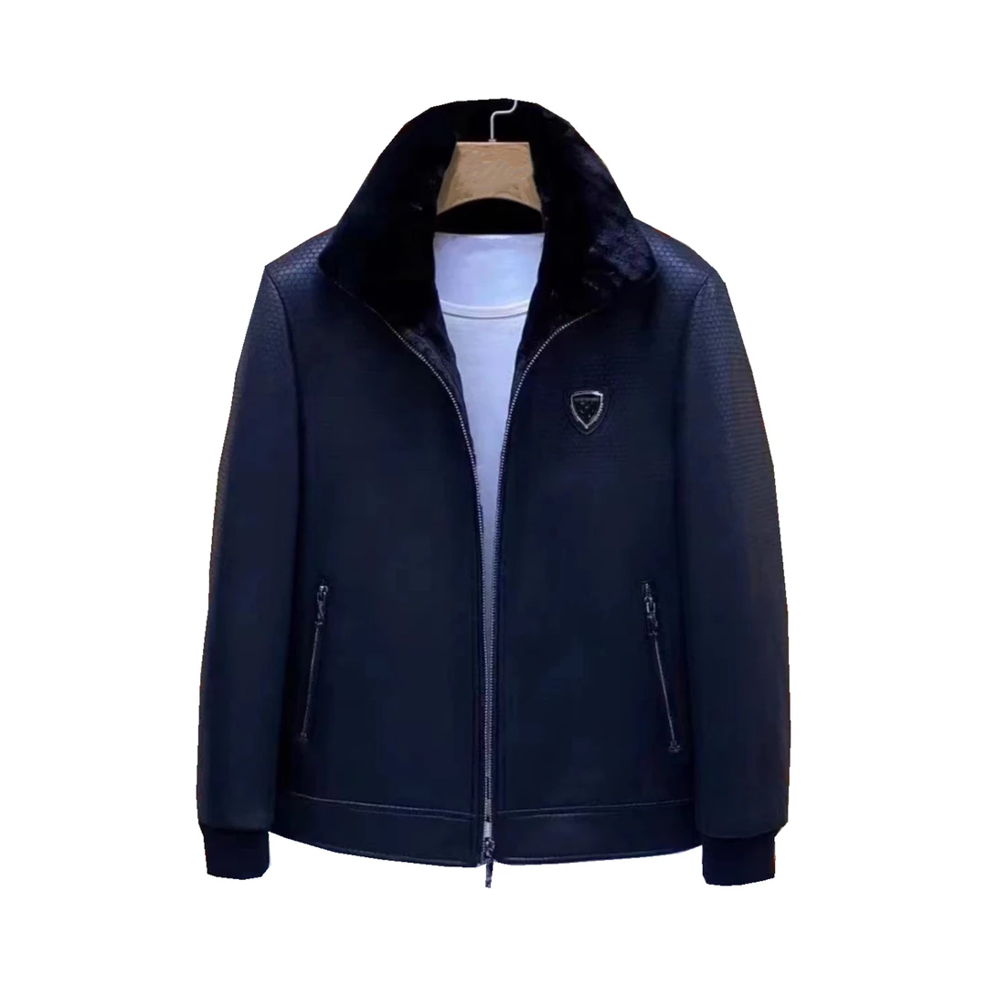 【帝王马】男士秋冬商务简约休闲百搭气质翻领夹克外套/8815