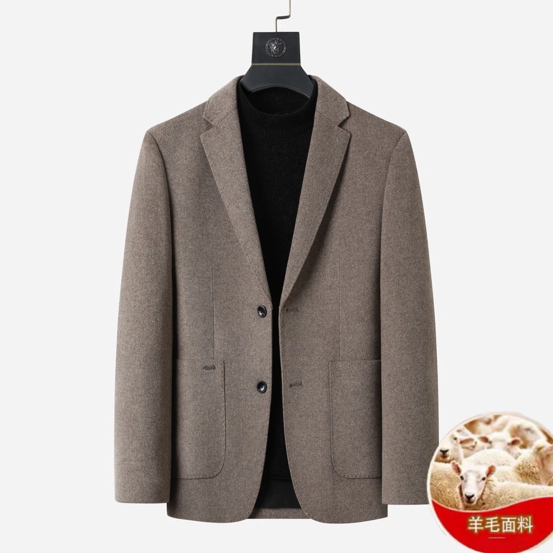 【帝王马】春秋新品高档轻奢男士精品西装商务休闲平驳领西服/2361