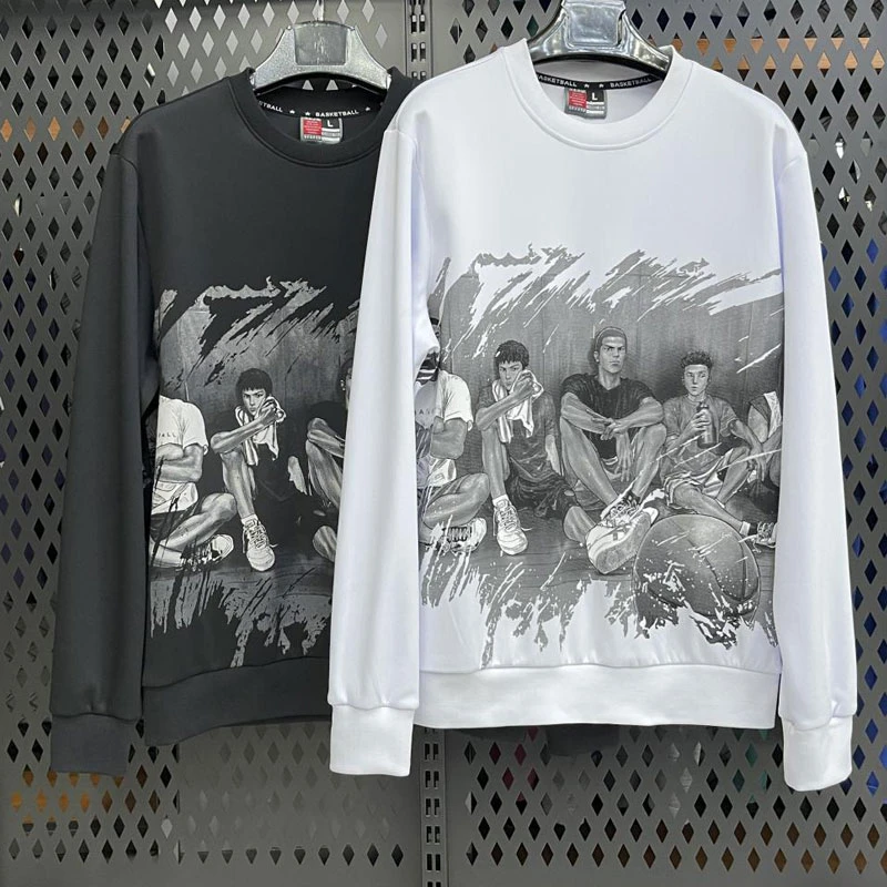 春秋漫画灌篮高手外套樱木花道运动篮球服圆领卫衣男宽松长袖T恤
