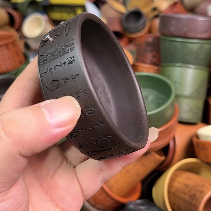 紫砂茶杯全手工紫砂主人杯