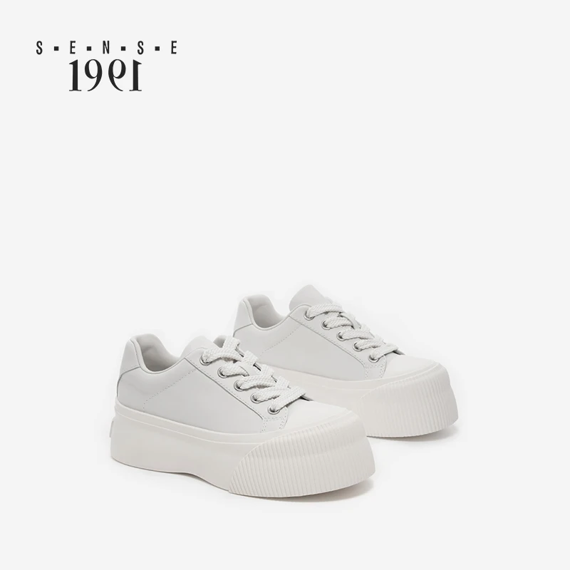 S·E·N·S·E 19912024春秋季松糕爆款百搭厚底板鞋休闲学生运动鞋