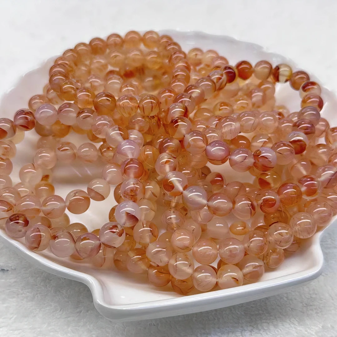 【蒂梦甄选】天然玛瑙 龙纹手串 多样性发一条