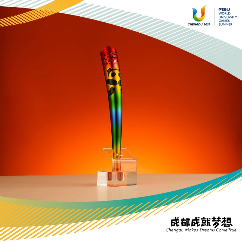 成都大运会火炬模型摆件-蓉火（珍藏版）礼盒