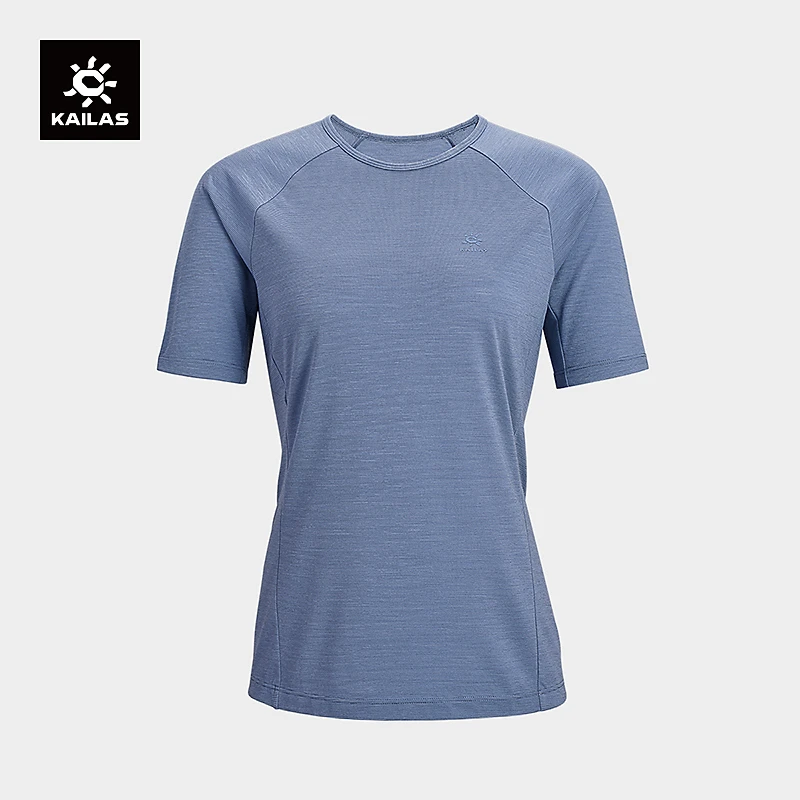 KAILAS凯乐石 户外运动女款夏季弹力快干圆领短袖上衣KG2334228
