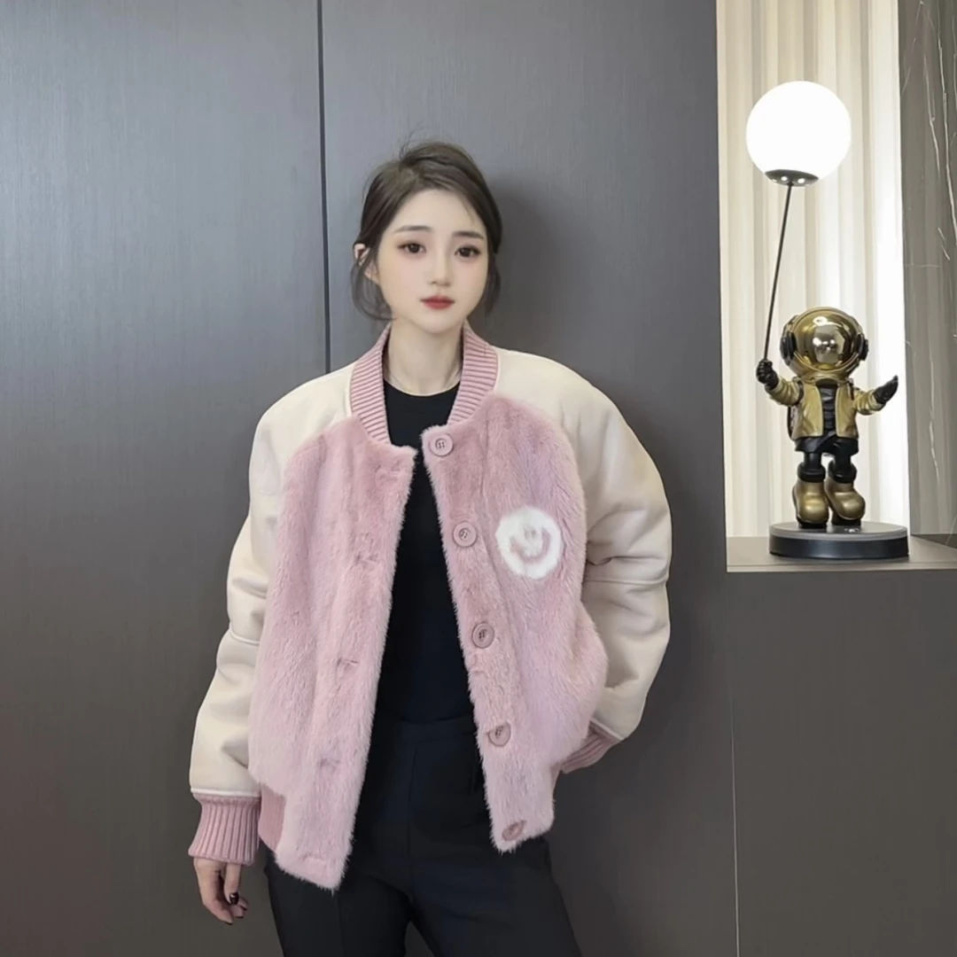 【BAIBAI推荐】新款拼接休闲宽松运动机车外套-OB66561