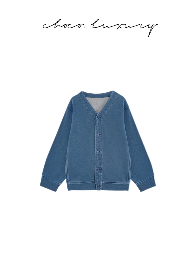 CHOCO 设计师系列-日系休闲宽松V领长袖外套 C867