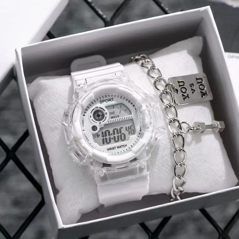 手表潮流学生党女士运动男女机械情侣同款五芒星手表女生手表