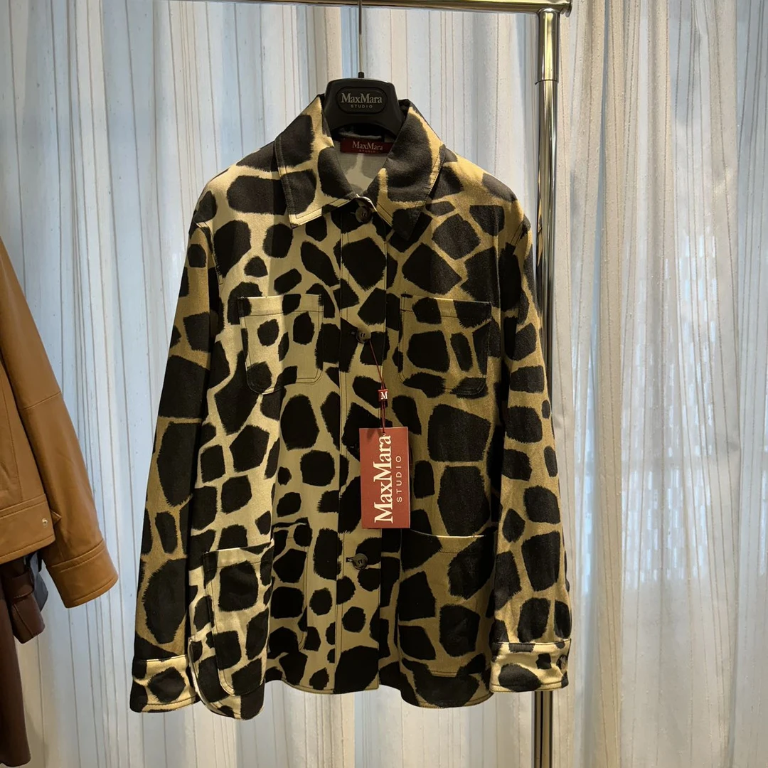 全新未使用  Maxmara tesoro 豹纹卫衣上衣