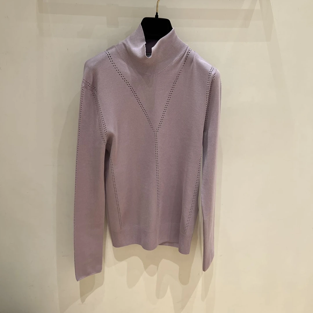 全新未使用 BOTTEGA VENETA/葆蝶家 桑蚕丝针织上衣针织衫