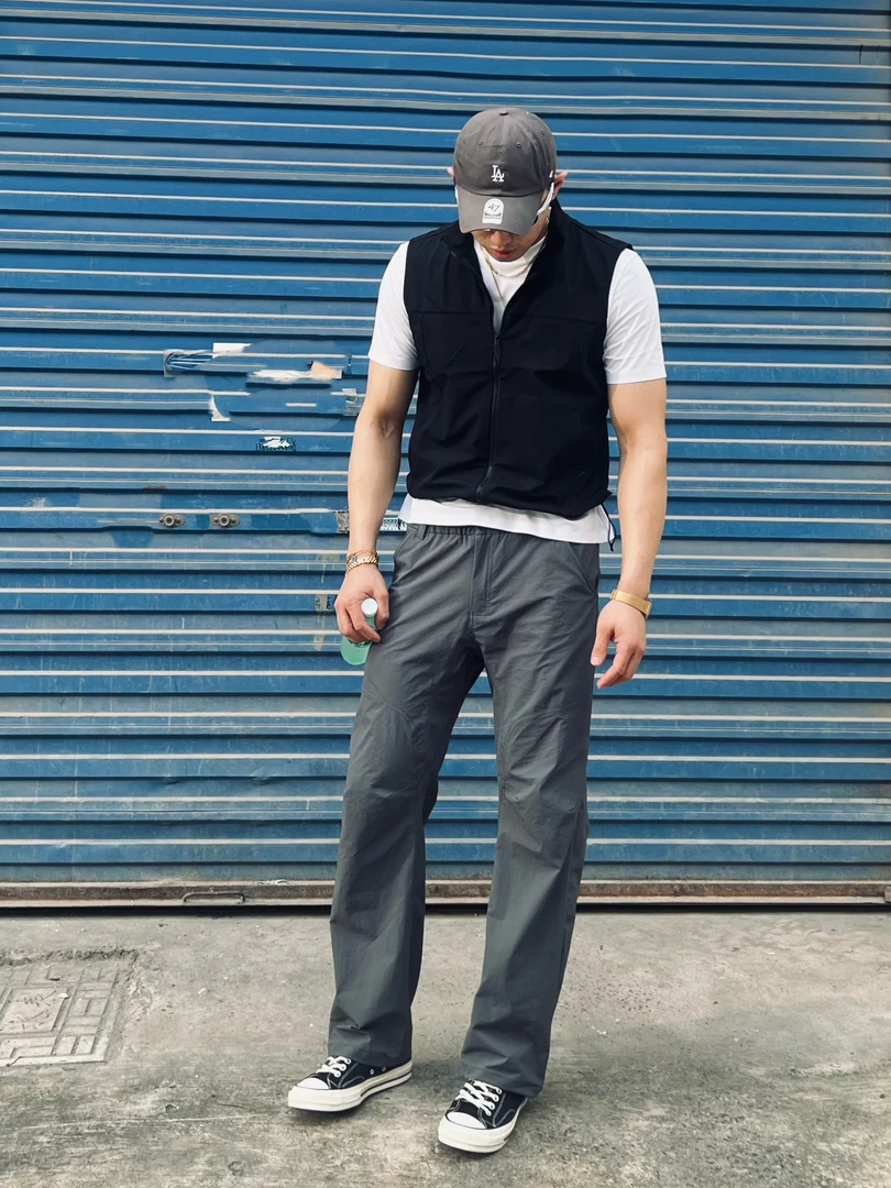 【卡秋山】旋风军裤春秋薄款弯刀速幹彈力直筒多口袋軍鳥工裝褲