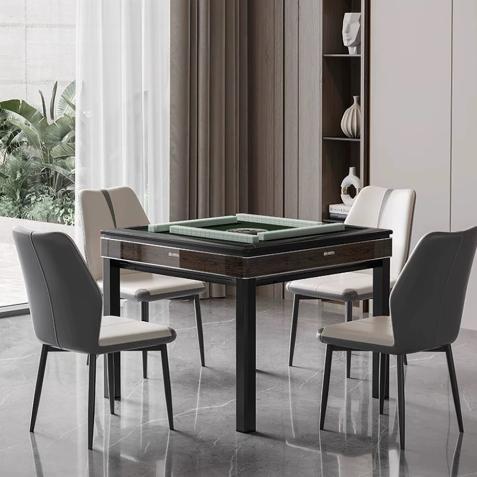 2025新款麻将机全自动高端机麻超静音餐桌两用四口机麻将桌棋牌室