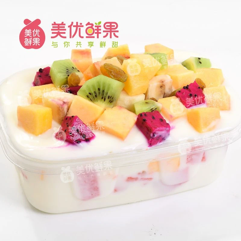 【水果捞】炫彩缤纷酸奶捞(大份)约 580ml