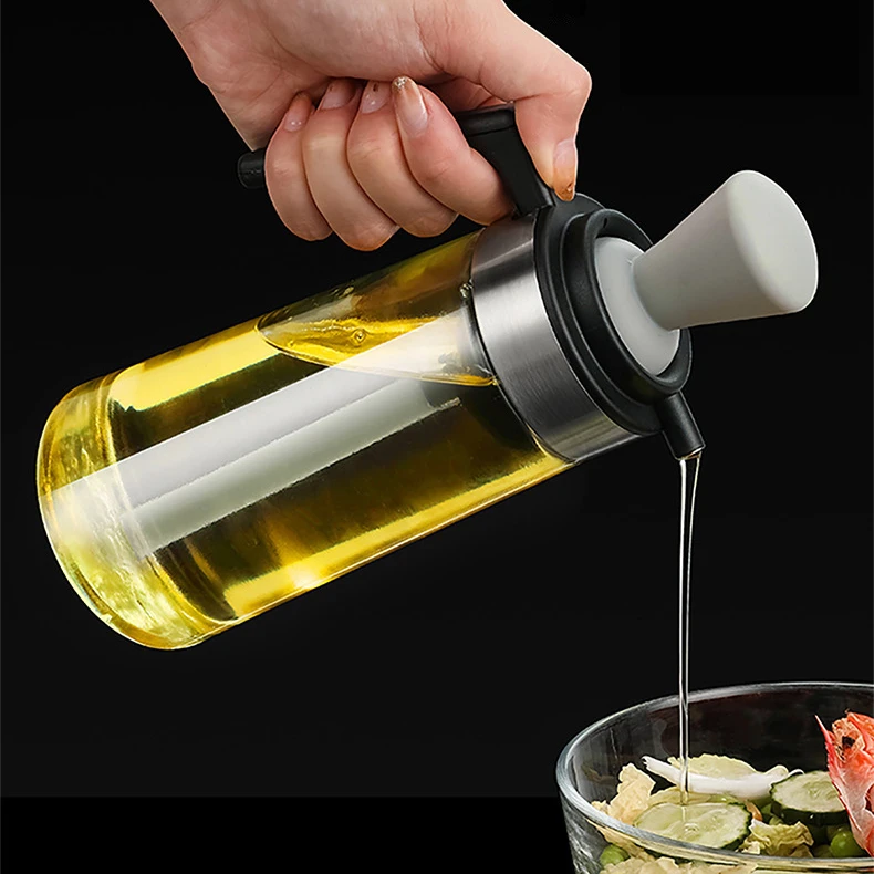 烧烤玻璃家用油壶油罐挂油控油大容量调味装油防漏油油壶烧烤刷子