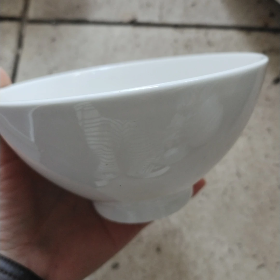 强化瓷高脚碗！两个