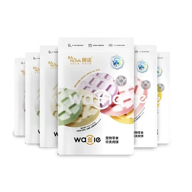 【华夫饼】朗诺宠物猫咪零食华夫饼鸡肉配方混合磨牙互动酥脆小饼干