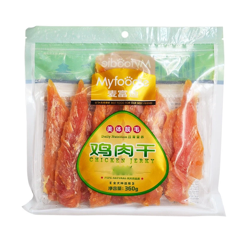 【零食肉干】麦m富迪宠物狗狗零食精选鸡肉鸭肉干烘焙360g