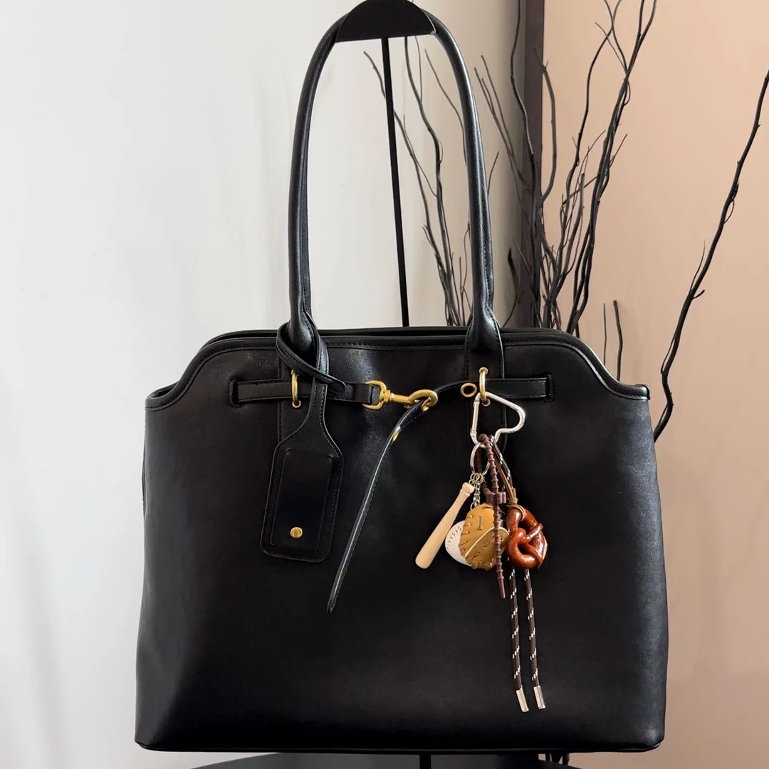 2024年秋冬新大包大容量托特包高级感斜跨单肩复古公文包6602#