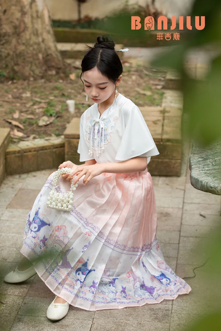 班吉鹿94222242女童套装裙