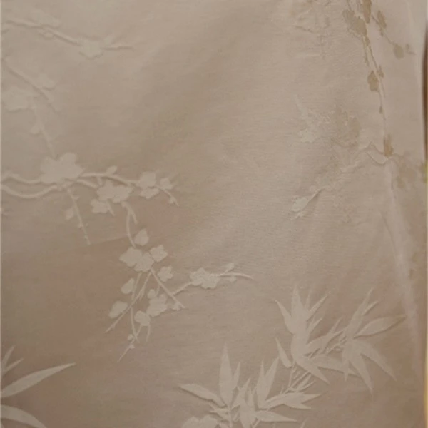 娟  新中式风灰色湖丝直筒裤 066824