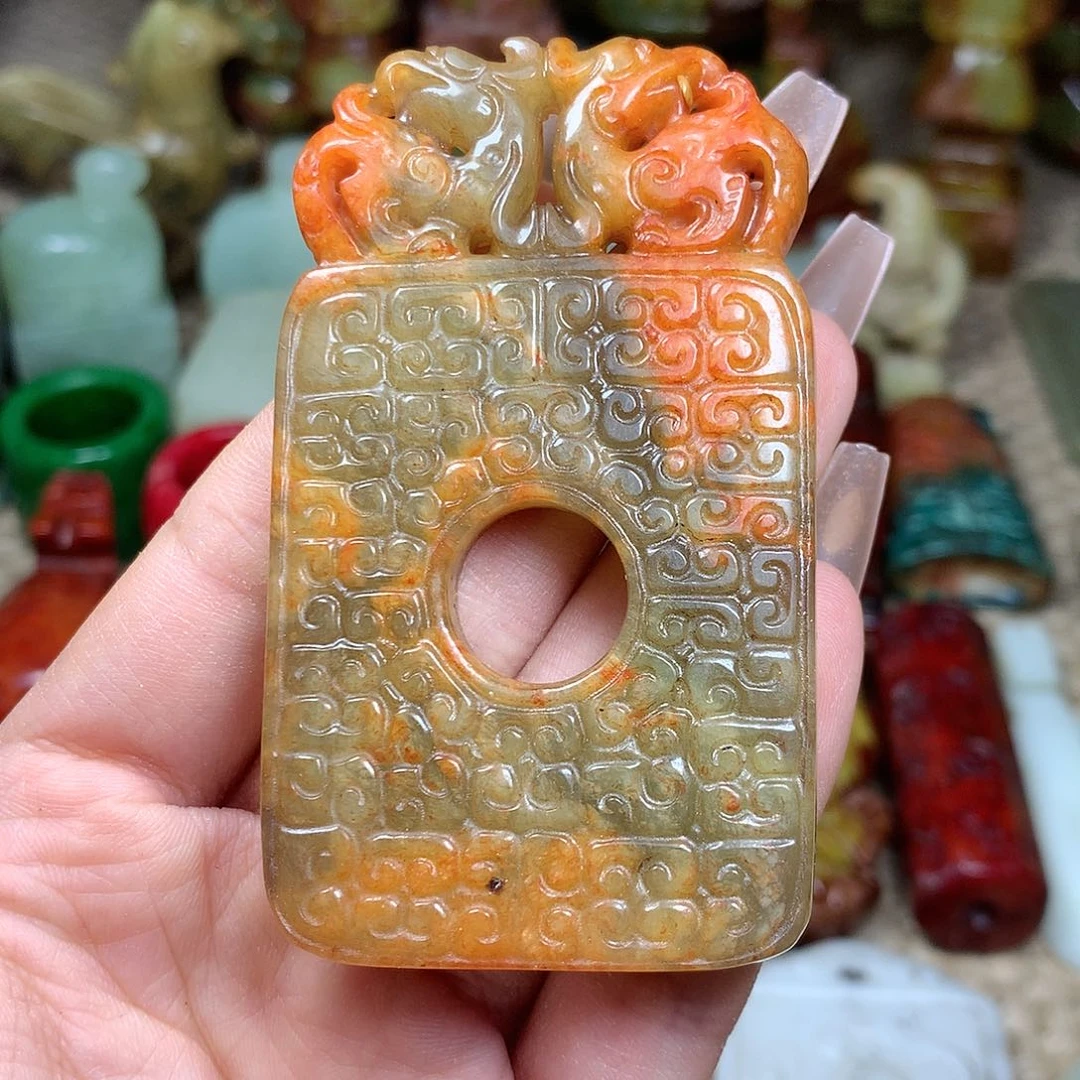 白玉菩提吊坠挂件