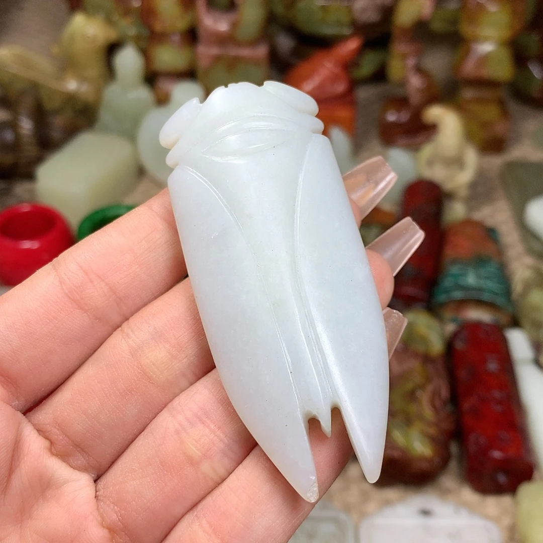 白玉菩提吊坠挂件