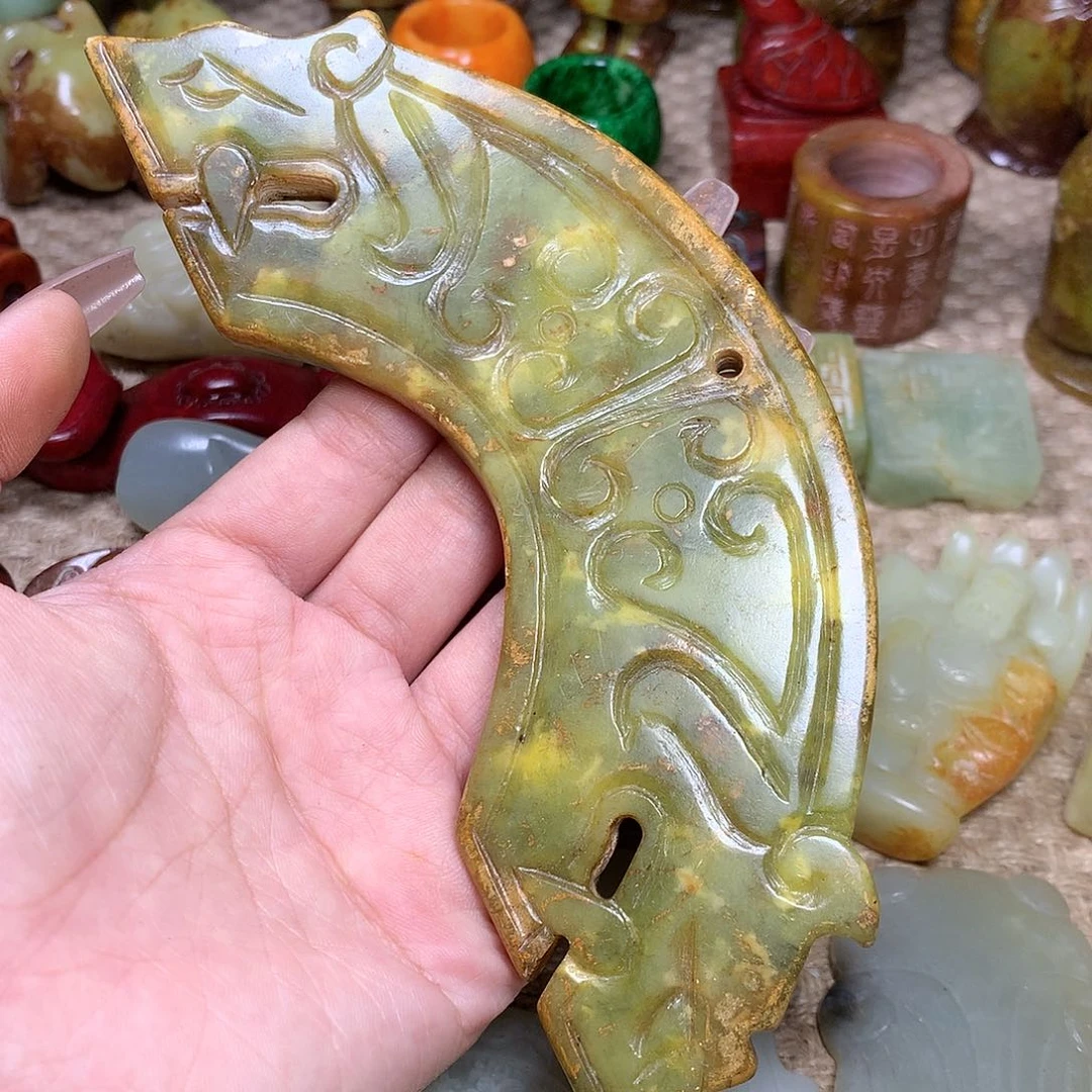 白玉菩提吊坠挂件