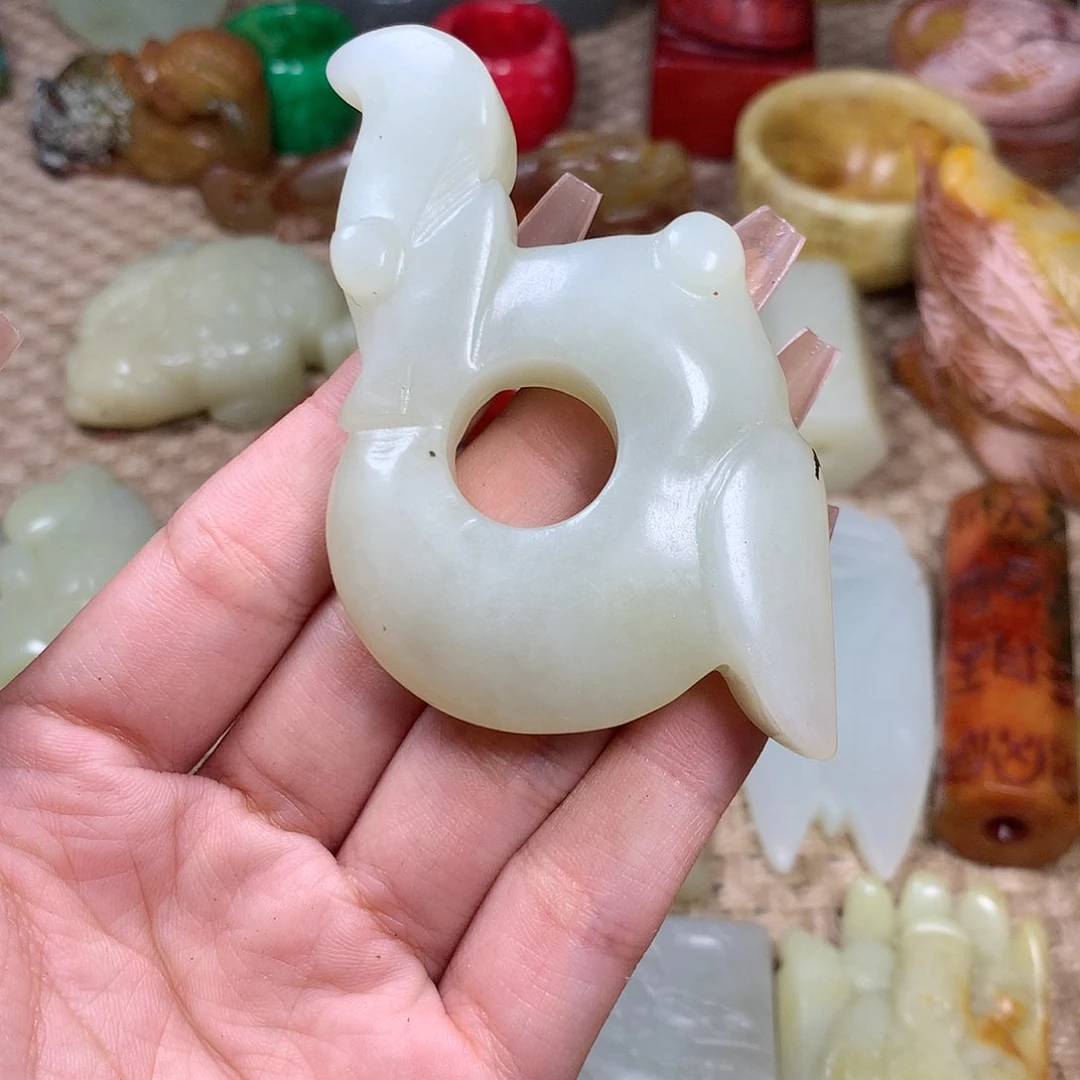 白玉菩提吊坠挂件